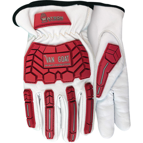 Gants r&eacute;sistant aux impacts et aux coupures Van Goat, T-petit, Paume en Ch&egrave;vre, Poignet &agrave; enfiler Quali-T-Solutions