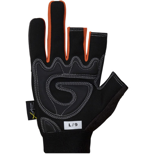 Gants de cadreurs avec doigts d&eacute;couverts Clutch Gear, Paume Synth&eacute;tique, Taille Petit Quali-T-Solutions
