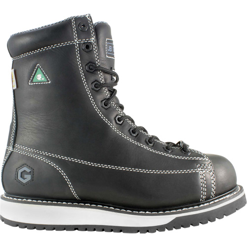 Bottes de travail pour monteur, Cuir, Embout Acier, Taille 7, Imperm&eacute;able Quali-T-Solutions