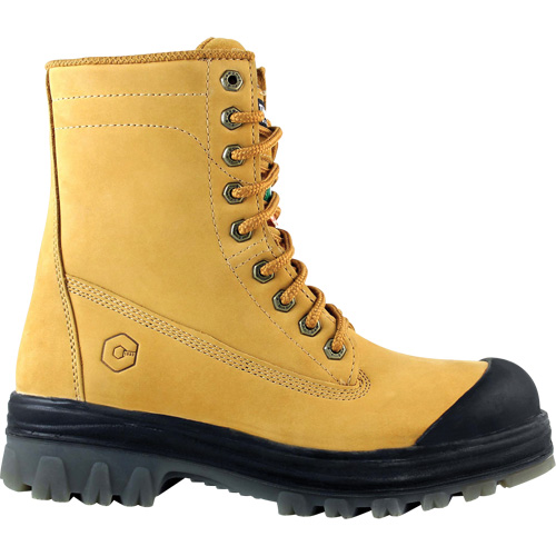 Dynamic Work Boots, Leather, Steel Toe, Size 7 Quali-T-Solutions