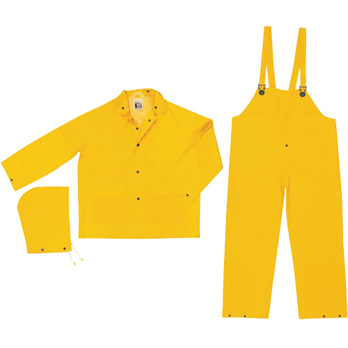 Classic Series Limited Flammability Rain Suit, Large, Yellow Quali-T-Solutions