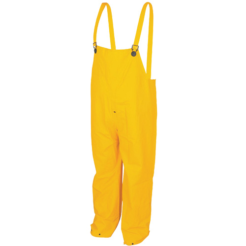 Pantalons &agrave; bavette imperm&eacute;ables de s&eacute;rie classique, Grand, Polyester/PVC, Jaune Quali-T-Solutions
