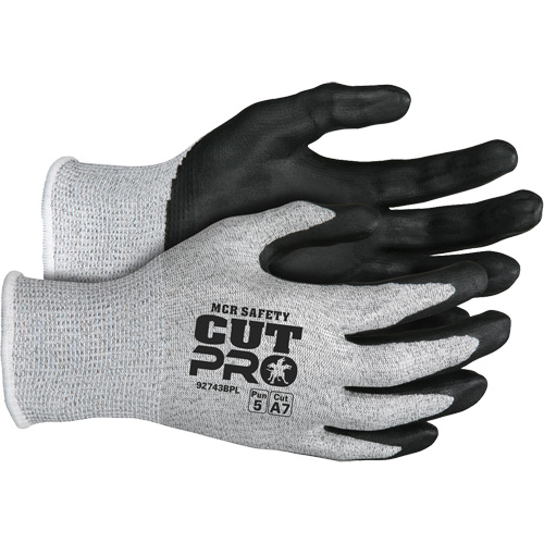 Safety Cut Pro Cut Resistant Gloves, Size Large, 13 Gauge, Bi-Polymer Coated, HPPE Shell, ASTM ANSI Level A7 Quali-T-Solutions