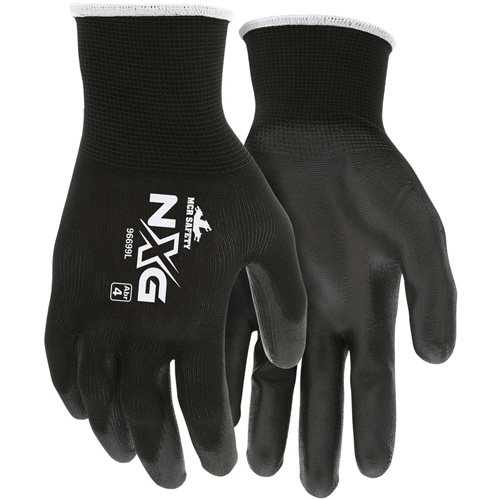 Coated Gloves, Large, Polyurethane Coating, 13 Gauge, Nylon Shell Quali-T-Solutions