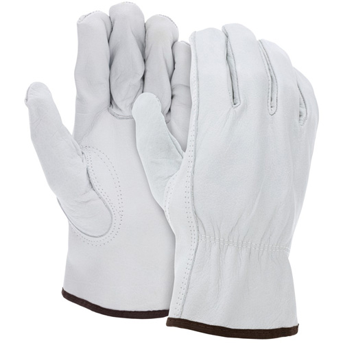 Gants de conducteur, Grand, Paume en Cuir fleur de buffle Quali-T-Solutions