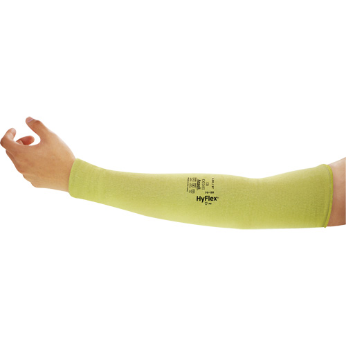 Manchon r&eacute;sistant aux coupures HyFlex Goldknit, Kevlar, 8", ASTM ANSI niveau A3/EN 388 niveau 3, Jaune Quali-T-Solutions