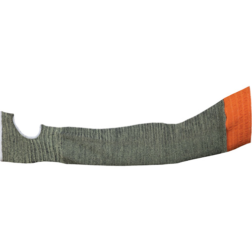 Contender Cut-Resistant Composite-Knit Sleeve, Aramid, 22", ASTM ANSI Level A4, Grey Quali-T-Solutions