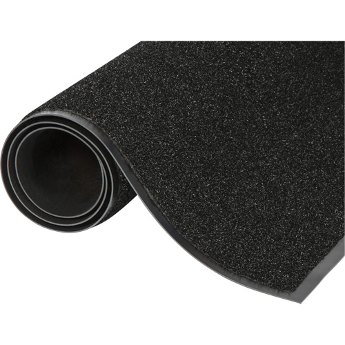 Tapis d'accueil Jasper, Essuie-pieds/grattoir, 2' x 3' x 5/16", Noir Quali-T-Solutions