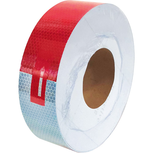 Conspicuity Tape, 2" W x 150' L, Red & White Quali-T-Solutions