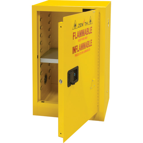 Armoire pour produits inflammables, 12 gal., 1 Porte(s), 23" La x 35" h x 18" p Quali-T-Solutions