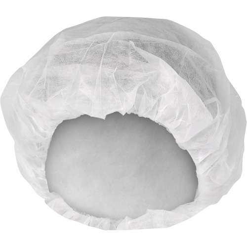 Bonnets bouffants &agrave; usage l&eacute;ger KleenGuard A10, SMMMS, 21", Blanc Quali-T-Solutions