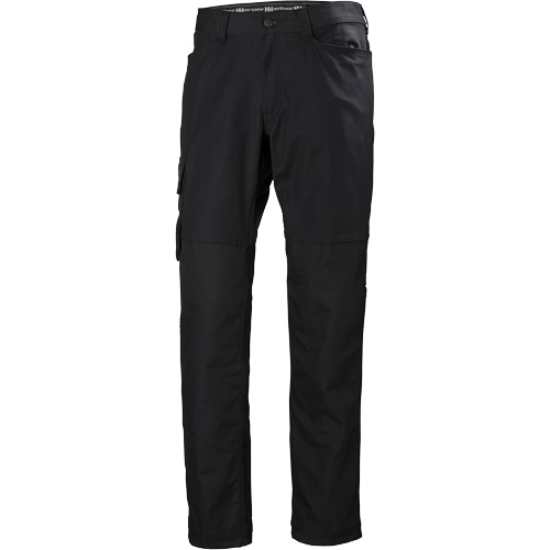 Oxford Service Pants, Poly-Cotton, Black, Size 32, 32 Inseam Quali-T-Solutions