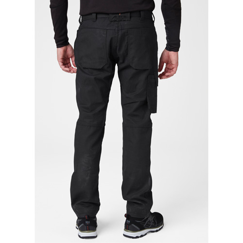 Oxford Service Pants, Poly-Cotton, Black, Size 32, 32 Inseam Quali-T-Solutions