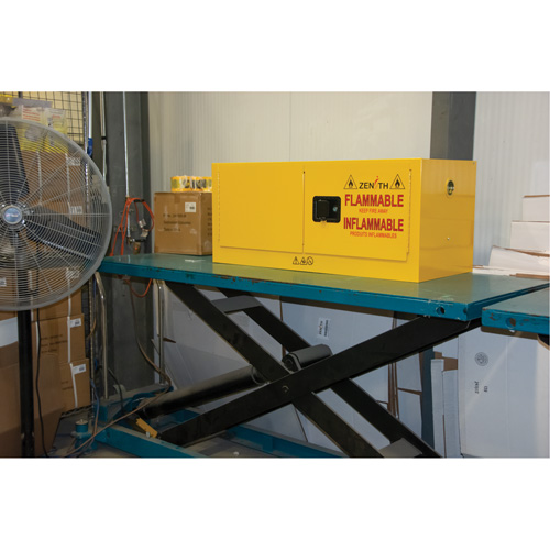 Armoire pour produits inflammables, 12 gal., 2 Porte(s), 43" La x 18" h x 18" p Quali-T-Solutions