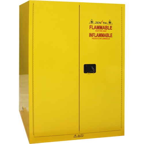 Armoire pour produits inflammables, 90 gal., 2 Porte(s), 43" La x 66" h x 34" p Quali-T-Solutions