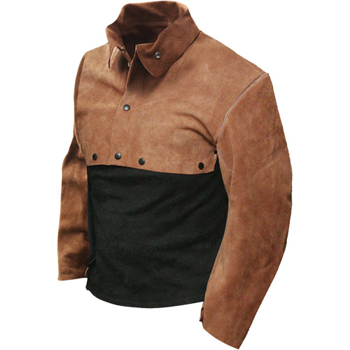 Standard Grade Leather Cape Sleeve, Medium, Brown Quali-T-Solutions