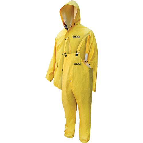 V&ecirc;tements imperm&eacute;ables ignifuges en trois morceaux Deny, 5T-Grand, Jaune Quali-T-Solutions
