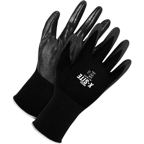Gants enduits X-Site, 11, R&ecirc;vetement Bipolym&egrave;re, Calibre 15, Enveloppe en Nylon Quali-T-Solutions