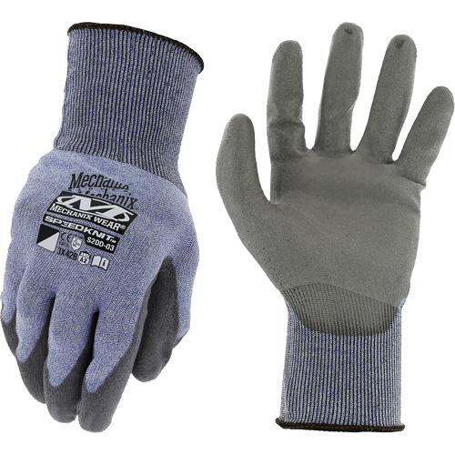 Gants r&eacute;sistants aux coupures SpeeKnit B2, Taille Moyen/8, Calibre 15, Rev&ecirc;tement Polyur&eacute;thane, Enveloppe en PEHP, ASTM ANSI niveau A2/EN 388 niveau B Quali-T-Solutions