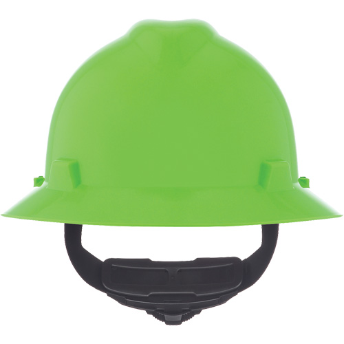 V-Gard&reg; Slotted Full-Brim Hardhat, Meets CSA Type 1, Ratchet Suspension, Non-Vented Quali-T-Solutions