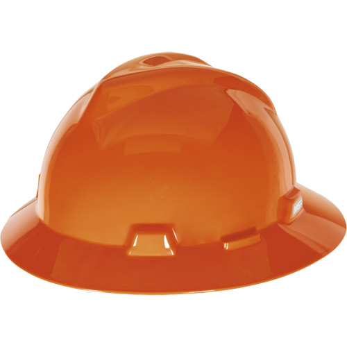 Casque de s&eacute;curit&eacute; &agrave; fente et bordure compl&egrave;te V-Gard, R&eacute;pond aux normes CSA type 1, Suspension Glissement rapide, Non ventil&eacute; Quali-T-Solutions