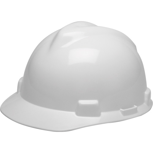 Casque de s&eacute;curit&eacute; avec rainures GREEN V-Gard, R&eacute;pond aux normes CSA type 1, Suspension Rochet Quali-T-Solutions