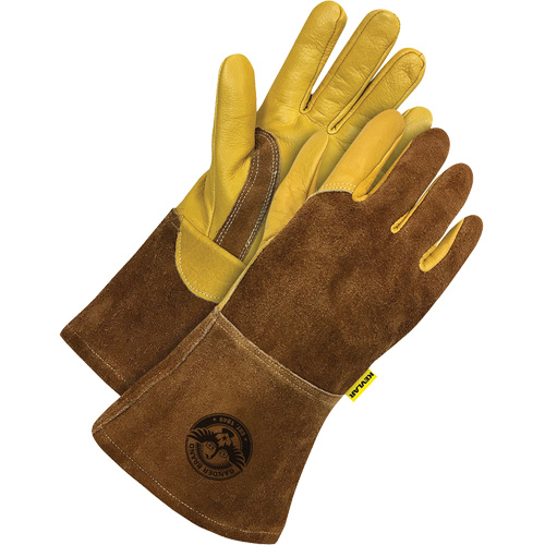 Gants pour soudeur, Cuir fleur de vache, Taille 2T-Grand Quali-T-Solutions