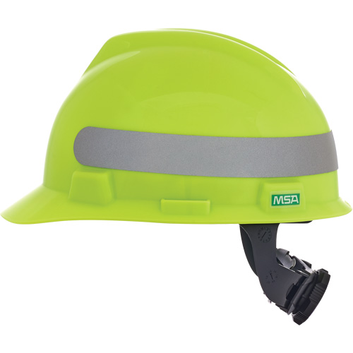 Casque de s&eacute;curit&eacute; &agrave; fentes V-Gard, R&eacute;pond aux normes CSA type 1, Suspension Rochet, Non ventil&eacute; Quali-T-Solutions