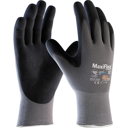 ATG MaxiFlex&reg; Ultimate AD-APT Coated Gloves, Small, Foam Nitrile Coating, 15 Gauge, Nylon/Spandex Shell Quali-T-Solutions