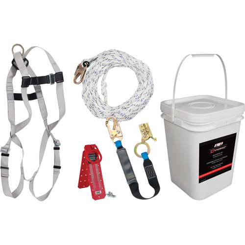 Dynamic Fall Protection Kit, Roofer's Kit Quali-T-Solutions