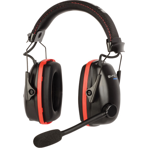 Wireless Hearing Protector Earmuffs with Bluetooth&reg; Audio, Headband Style, 25 dB Quali-T-Solutions