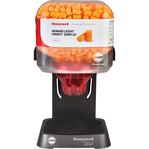 Distributeur de bouchons doreille pr&eacute;rempli Howard Leight Quali-T-Solutions