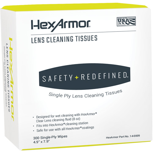 Serviettes nettoyantes pour lentilles, 4,9" x 7,9", 300 /pqt. Quali-T-Solutions