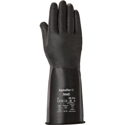 Gants AlphaTec 38-514, Taille 7, 14" lo, Caoutchouc butyle, 14 mils Quali-T-Solutions