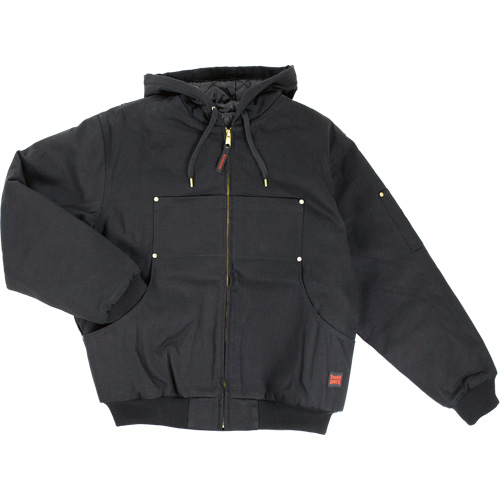 Hooded Duck Bomber Jacket, Men's, Medium (Tall), Black Quali-T-Solutions