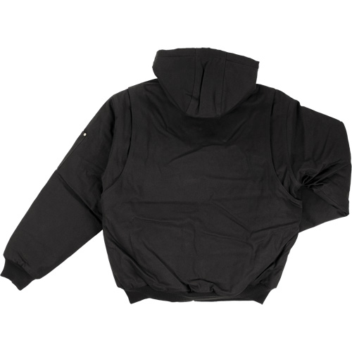 Hooded Duck Bomber Jacket, Men's, Medium (Tall), Black Quali-T-Solutions