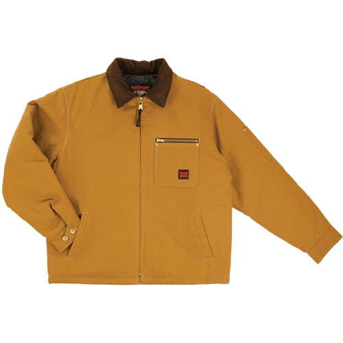 Veste de travail en toile lourde, Hommes, Moyen (grande taille), Brun Quali-T-Solutions