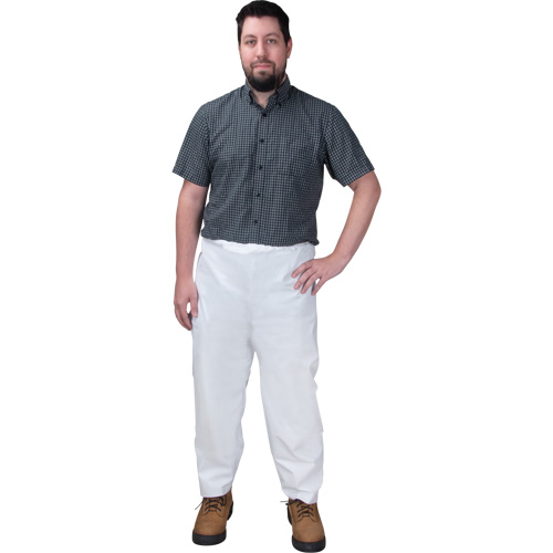 Disposable Pants, Microporous, Small, White Quali-T-Solutions