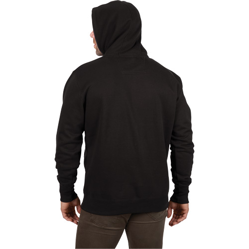 Chandail &agrave; capuchon lourd, Hommes, Petit, Noir Quali-T-Solutions