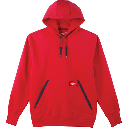 Heavy-Duty Pullover Hoodie, Men's, Small, Red Quali-T-Solutions