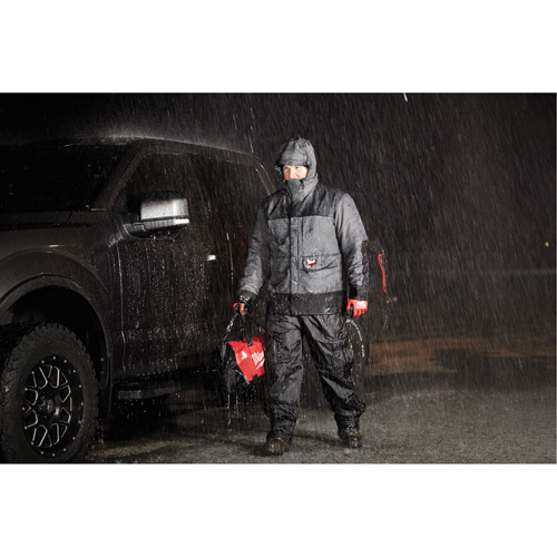 Blouson imperm&eacute;able Hydrobreak, Hommes, 3T-Grand, Gris Quali-T-Solutions