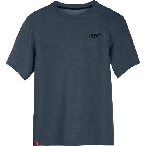 Hybrid Work Tee Shirt, Men's, Small, Blue Quali-T-Solutions