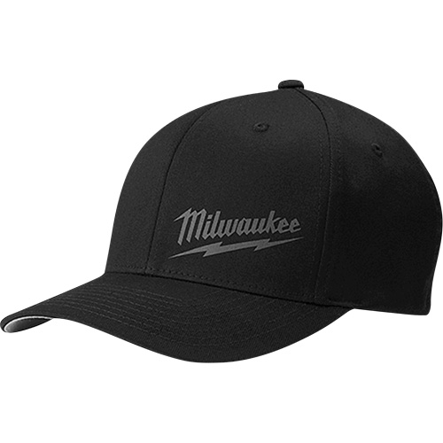 Casquette ajust&eacute;e Flexfit - grand/t-grand, Noir, Poly-coton Quali-T-Solutions