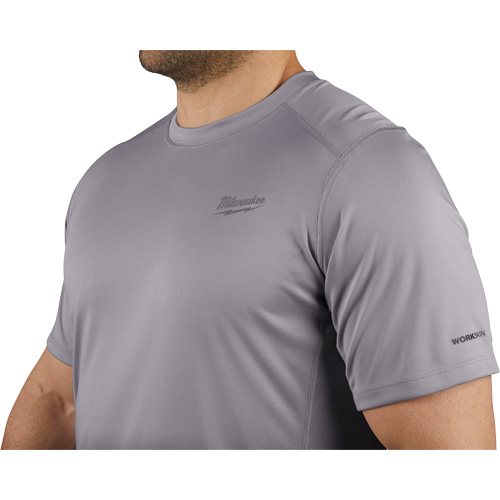 Chandail l&eacute;ger Workskin, Hommes, Petit, Gris Quali-T-Solutions