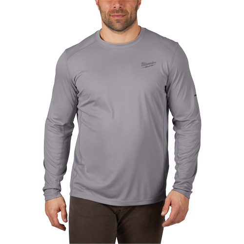 Chandail l&eacute;ger Workskin, Hommes, Petit, Gris Quali-T-Solutions
