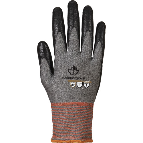 Gants enduits, Taille 5, Calibre 21, Rev&ecirc;tement Nitrile, Enveloppe en TenActiv, ASTM ANSI niveau A9 Quali-T-Solutions