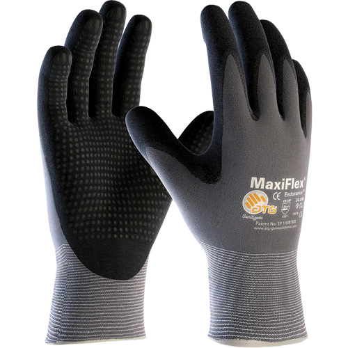 ATG MaxiFlex&reg; Endurance Touchscreen Compatible Gloves, X-Small, Nitrile Coating, 15 Gauge, Nylon/Lycra&reg; Shell Quali-T-Solutions