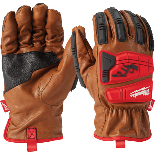 Gants en peau de ch&egrave;vre Impact, Petit, Paume en Cuir fleur Quali-T-Solutions