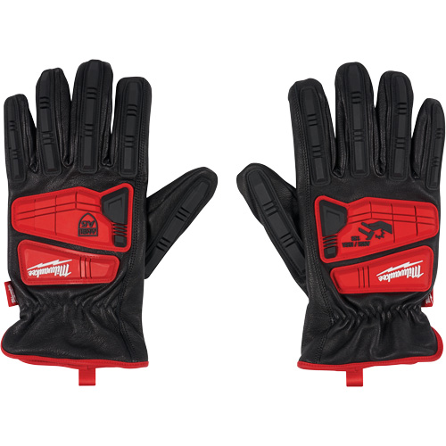 Gants en peau de ch&egrave;vre Impact, Petit, Paume en Cuir fleur Quali-T-Solutions