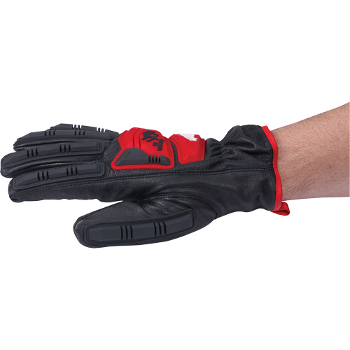 Gants en peau de ch&egrave;vre Impact, Petit, Paume en Cuir fleur Quali-T-Solutions